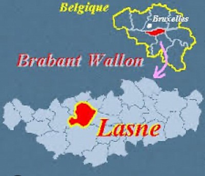 Lasne se situe dans la partie centrale  du Brabant ( wallon)!