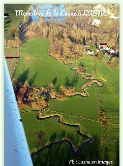 Les méandres de la Lasne à hauteur de Couture