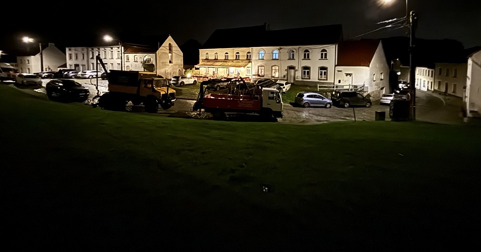 Place de Plancenoit  la nuit