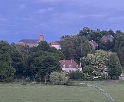 Vue sur Couture-Saint-Germain depuis la route de l’Etat